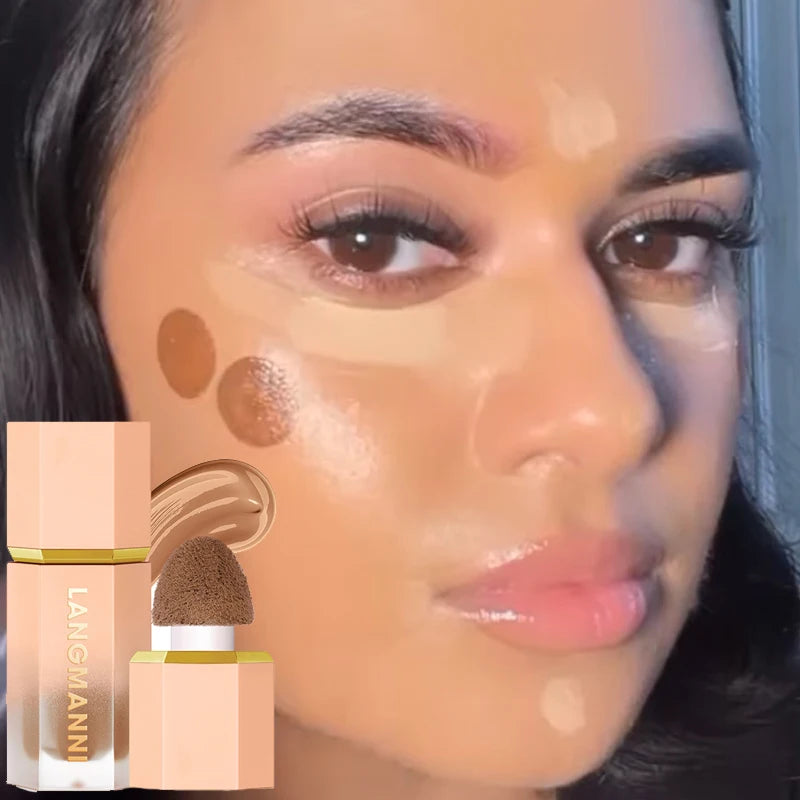 Waterproof Liquid Contour & Bronzer Stick – Long-Lasting Matte Highlighter, 5.2ml