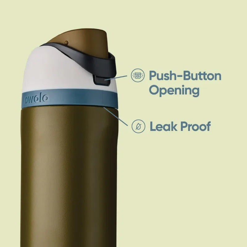 Insulated Stainless Steel Water Bottle with Straw | Perfect for Sports & Travel