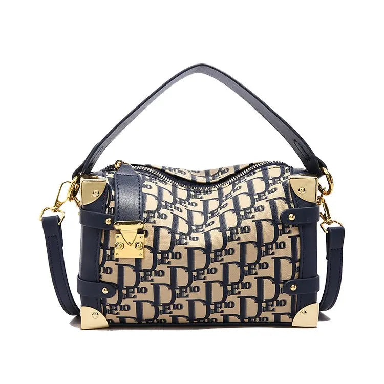Women's 2025 Small PU Leather Square Shoulder Bag – Zipper Closure, Stylish Messenger Purse for Market, Gym, and City Walk