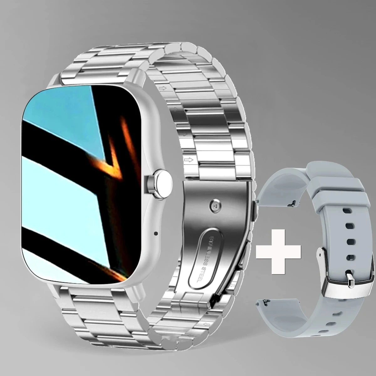2024 Smartwatch for Men & Women – Full Touch Screen, Fitness Tracker, BT Call, Waterproof Sports Watch