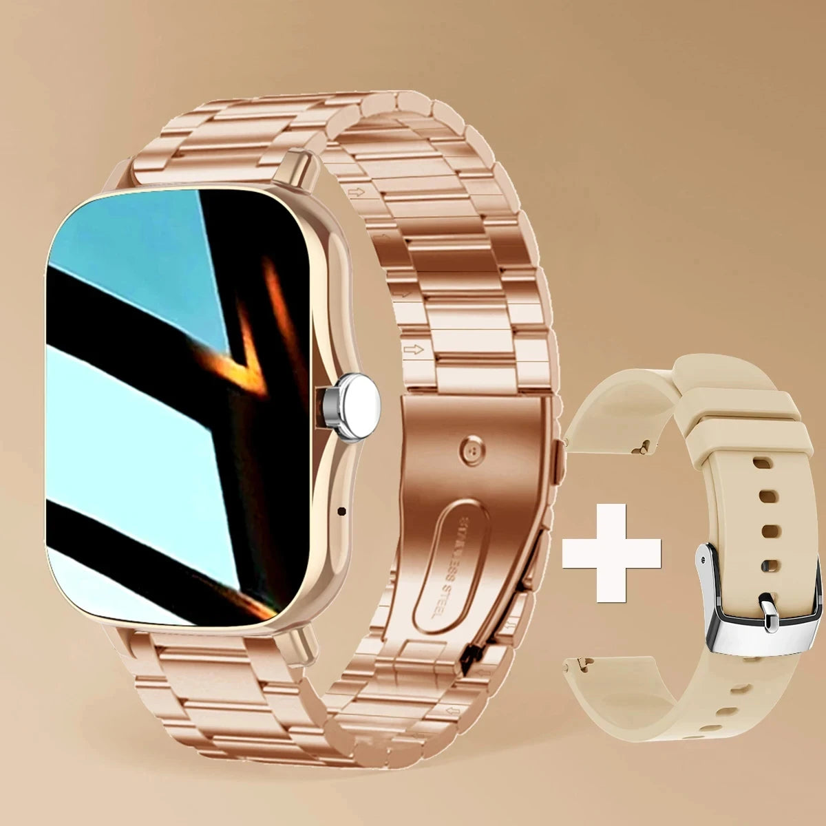 2024 Smartwatch for Men & Women – Full Touch Screen, Fitness Tracker, BT Call, Waterproof Sports Watch