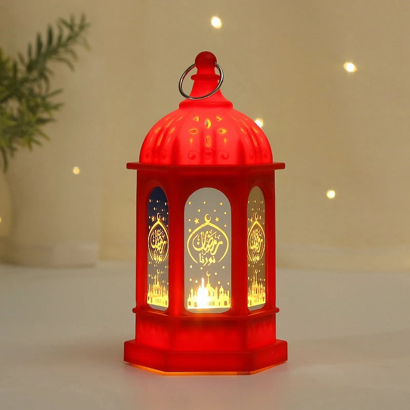 Eid Ramadan Candle Lamp – Hanging Pendant Lantern for 2025 Ramadan Decor & Party Supplies