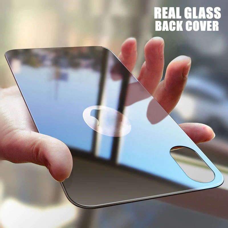 Tempered Glass Back Protector for iPhone 15/14/13 Pro Max - Anti-Scratch & Shatter