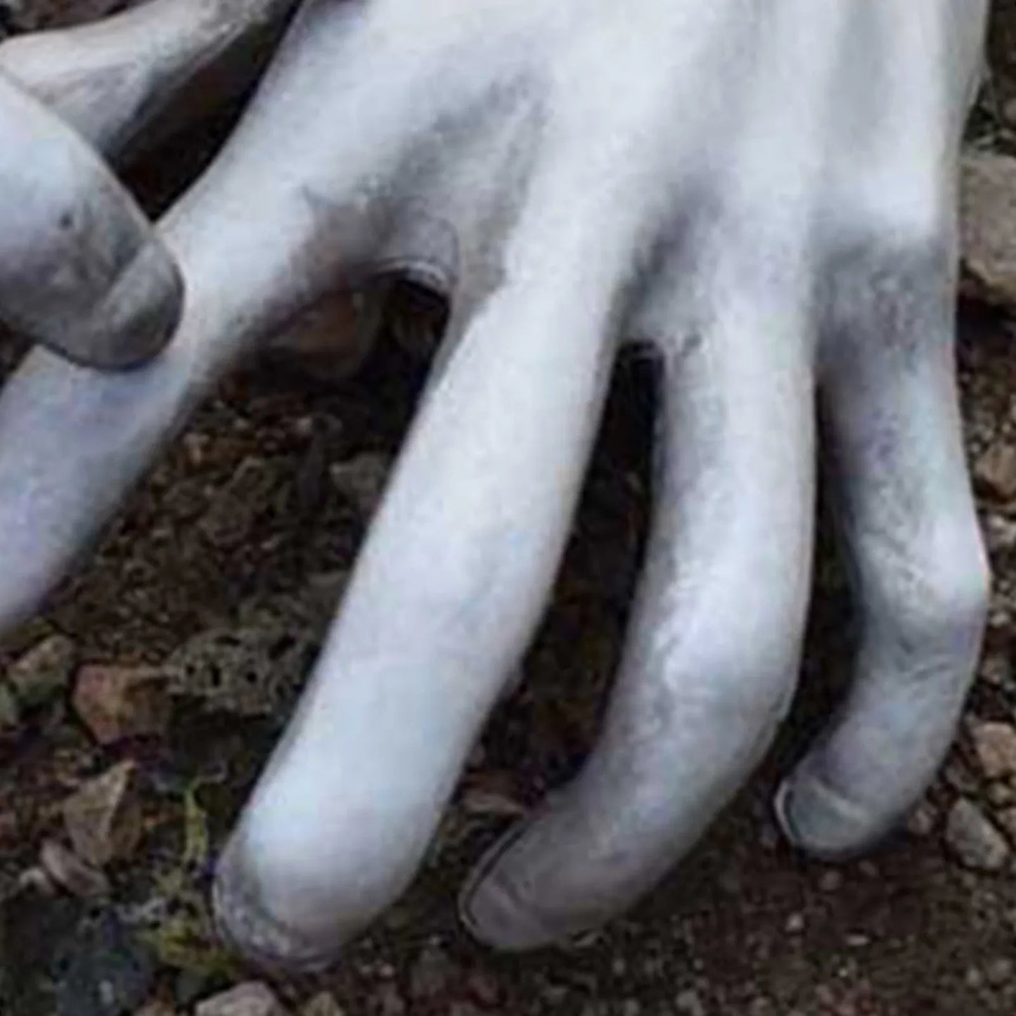 Halloween Fake Human Witch Hands – Plastic Horror Props for Spooky Decorations
