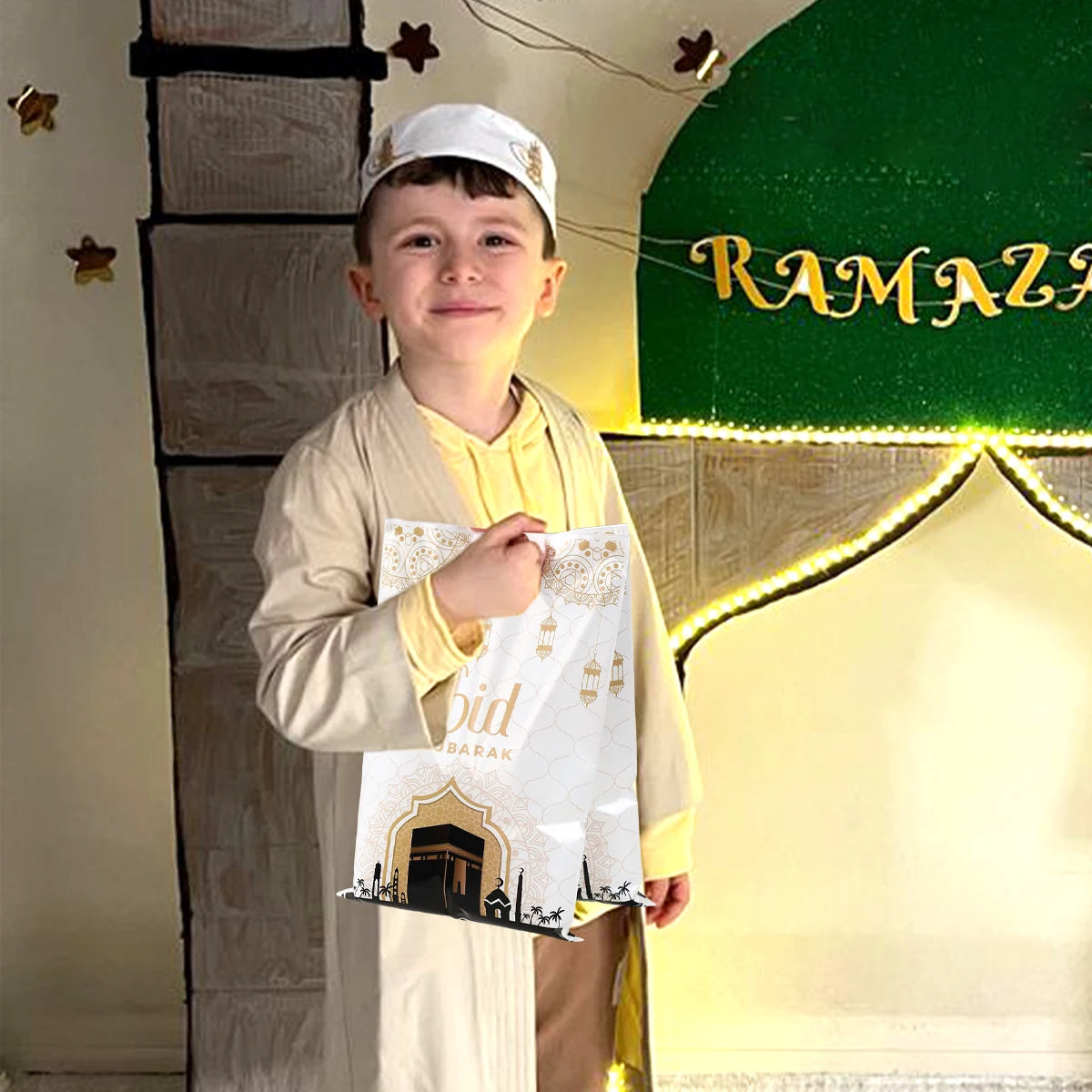 2025 Eid Mubarak Candy Bags - Ramadan Gift Bags for Cookies and Party Decorations
