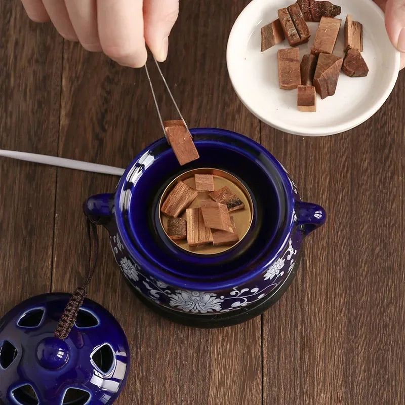 Electric Essential Oil Burner – Adjustable Temperature Aromatherapy Incense Censer