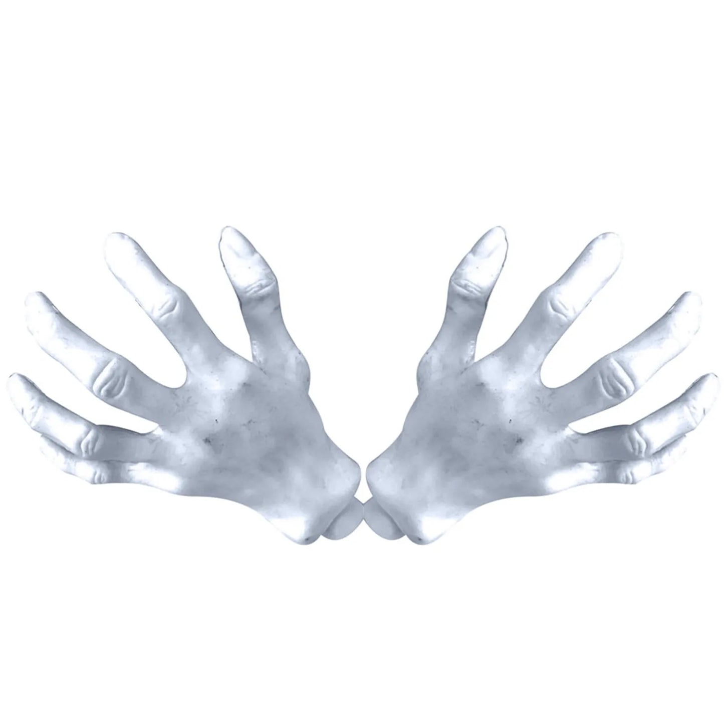 Halloween Fake Human Witch Hands – Plastic Horror Props for Spooky Decorations