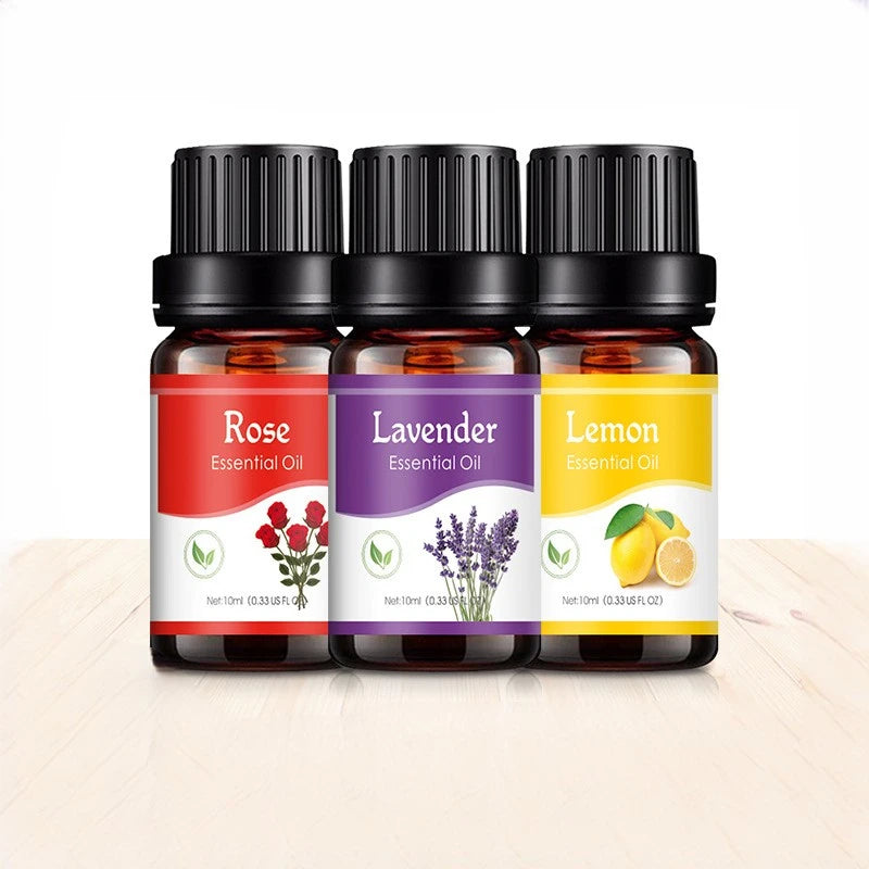 18 Fragrance Essential Oils Set - 10ml for Diffusers & Humidifiers