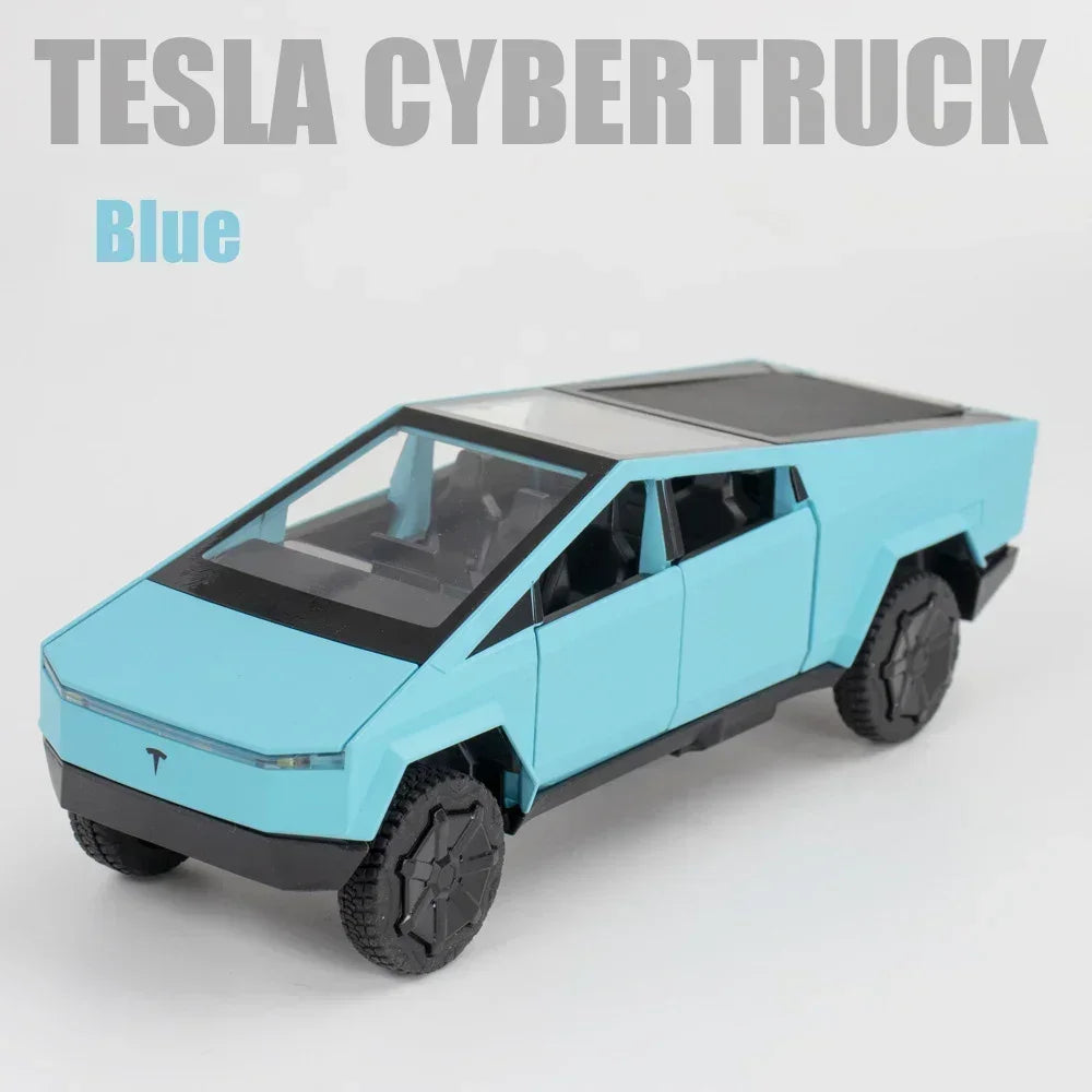 1:32 Tesla Cybertruck Diecast Alloy Model – Toy Pickup Truck for Kids