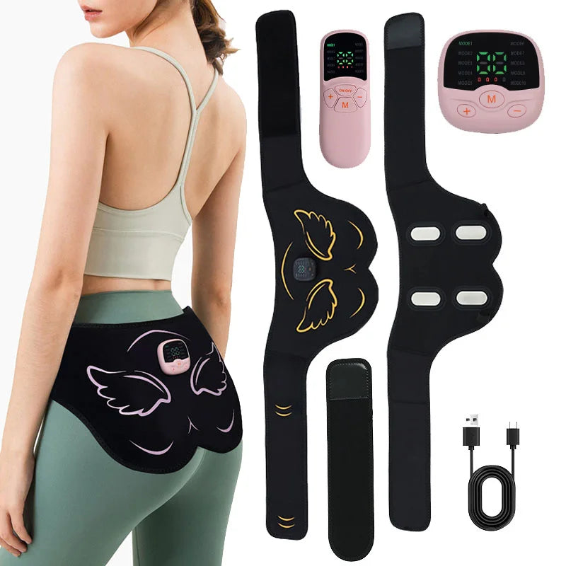 Electric Ems Butt Muscle Stimulator – Usb Rechargeable Hips Trainer For Buttock Lifting, Fat Burning & Body Toning
