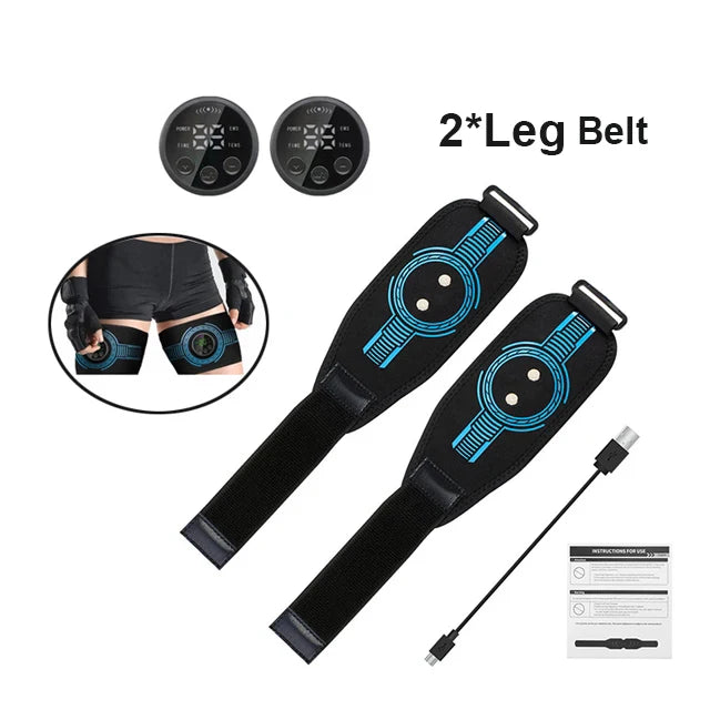 Smart Ems Abs Toning Belt – Muscle Stimulator For Abdominal Training, Body Slimming & Weight Loss - USB Rechargeable Home Fitness Equipment