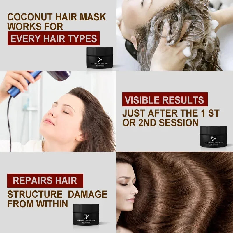 Keratin Collagen Pro Hair Mask - Deep Repair for Dry, Frizzy & Damaged Hair | Moisturizing & Shiny Hair Care
