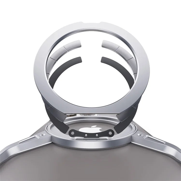 Metal Aluminum Alloy Magnetic Frameless Phone Case for iPhone 13/14/15 Pro Max - 360° Rotating Bumper, Shockproof Design