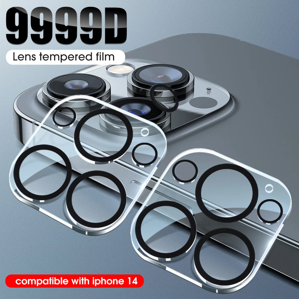 HD Camera Lens Tempered Glass Protector for iPhone 13/14/15/16 Pro Max - Anti-Scratch & Full Coverage