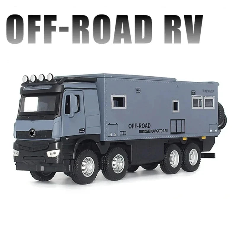 1:32 Mercedes Benz Nomadism RV Toy Car – Alloy Diecast Model with Sound & Light