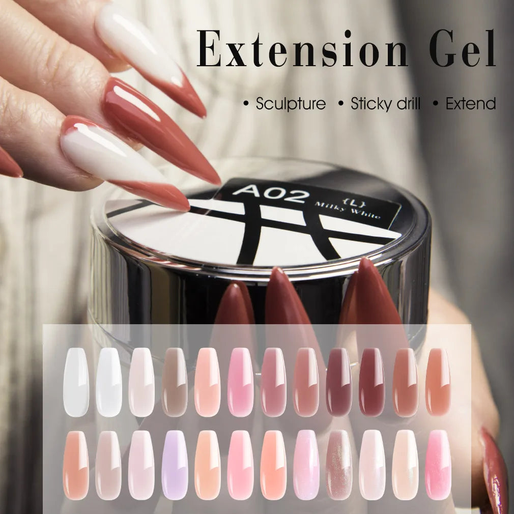 Venalisa CANNI Jelly Builder Gel – 50ml Self-Leveling UV LED Nail Extension Gel
