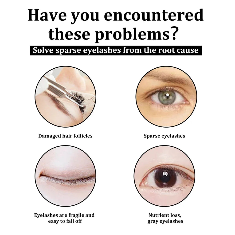 7-Day Eyelash Growth Serum – Natural Thicker, Fuller Lashes & Brows Enhancer, 10ml