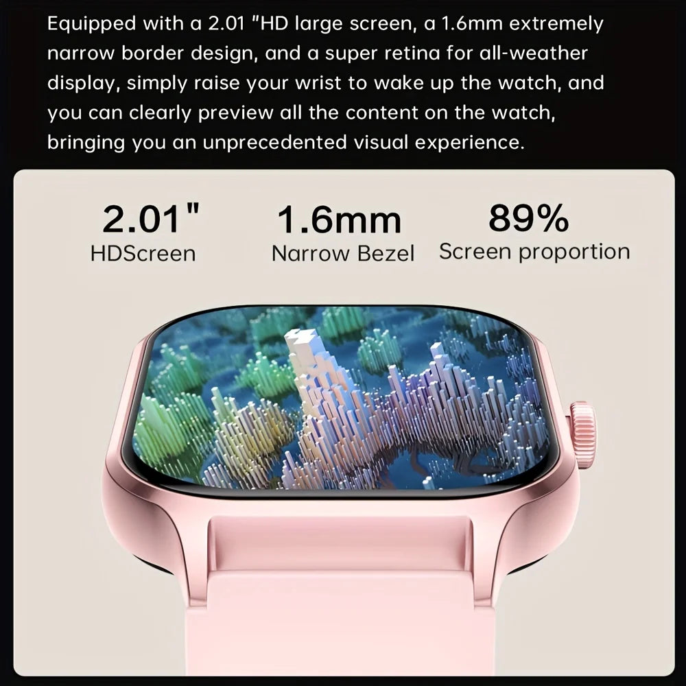 Wireless Calling Smart Watch - Multi-Sport Mode, App Reminders, iPhone & Android Compatible