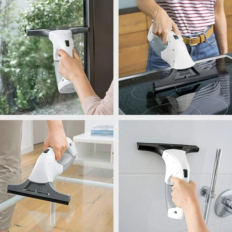 Karcher Wv1 Window Cleaner – Electric Glass Cleaning Tool With Strong Suction, Lightweight, Rechargeable, Multi-surface Use