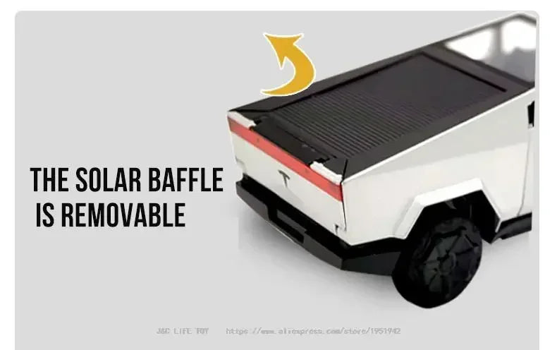 1:32 Tesla Cybertruck Diecast Alloy Model – Toy Pickup Truck for Kids