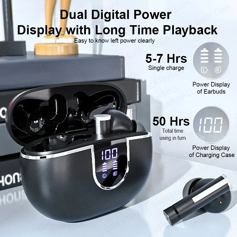 Bluetooth Earbuds with Noise Reduction & HD Sound