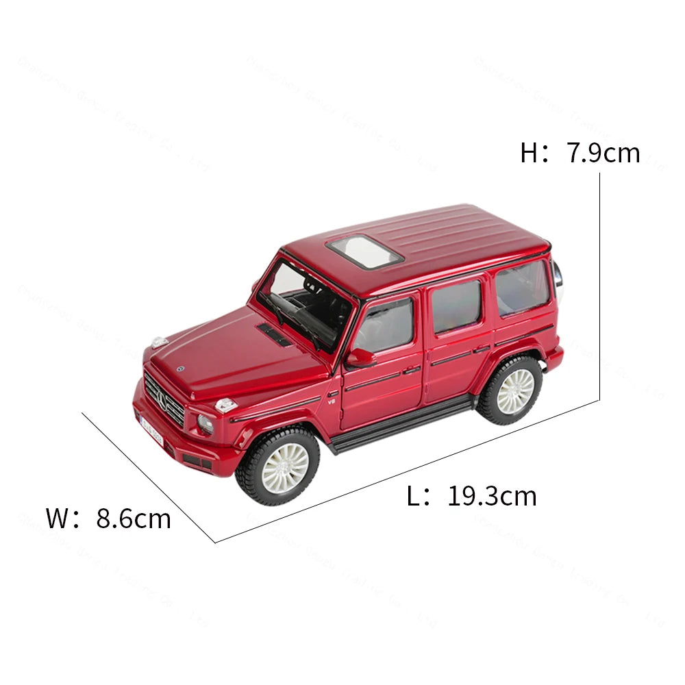 Maisto 1:24 2019 Mercedes-Benz G-Class G500 Diecast Model Car Toy – Silver Grey