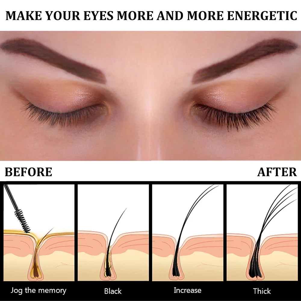 7-Day Eyelash Growth Serum – Natural Thicker, Fuller Lashes & Brows Enhancer, 10ml
