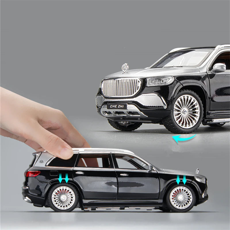 MAYBACH GLS600 Luxury Diecast Metal Car Model With Sound & Light – Kids & Collectors Toy Gift