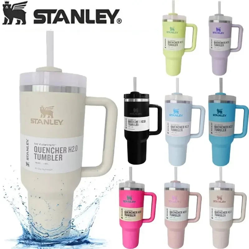 Stanley Adventure Quencher 30/40 oz Stainless Steel Tumbler with Handle & Straw – Large Capacity Insulated Travel Mug