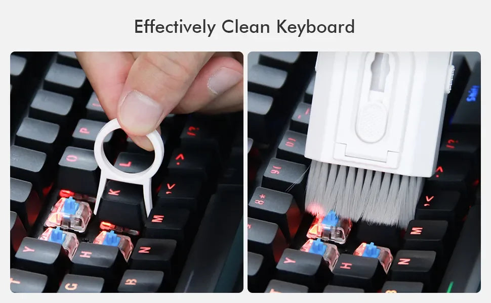 8-in-1 Computer Cleaning Kit for Keyboard, Earphones, Headphones & Screens
