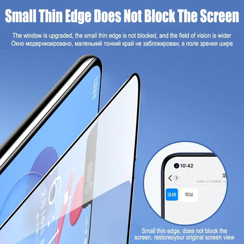 2 Pcs Ceramic Screen Protector for iPhone 16/15/14/13/12 Pro Max - Flexible & High-Clear