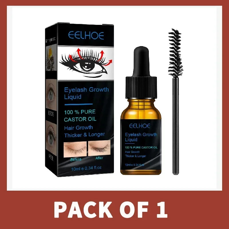 7-Day Eyelash Growth Serum – Natural Thicker, Fuller Lashes & Brows Enhancer, 10ml