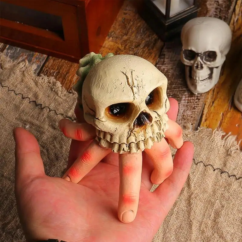 Halloween Skeleton Hand Resin Statue – Realistic Horror Decor for Indoor & Outdoor