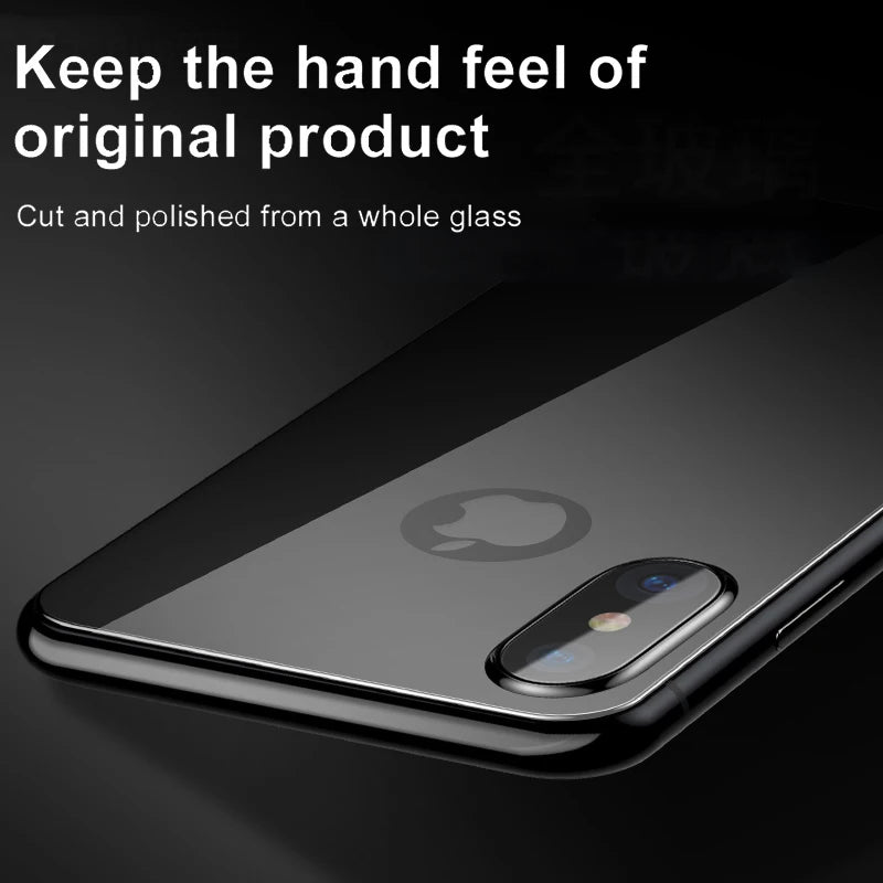 Tempered Glass Back Protector for iPhone 15/14/13 Pro Max - Anti-Scratch & Shatter