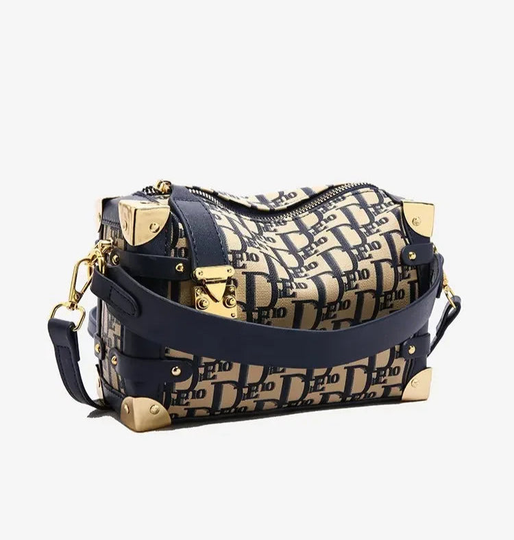 Women's 2025 Small PU Leather Square Shoulder Bag – Zipper Closure, Stylish Messenger Purse for Market, Gym, and City Walk
