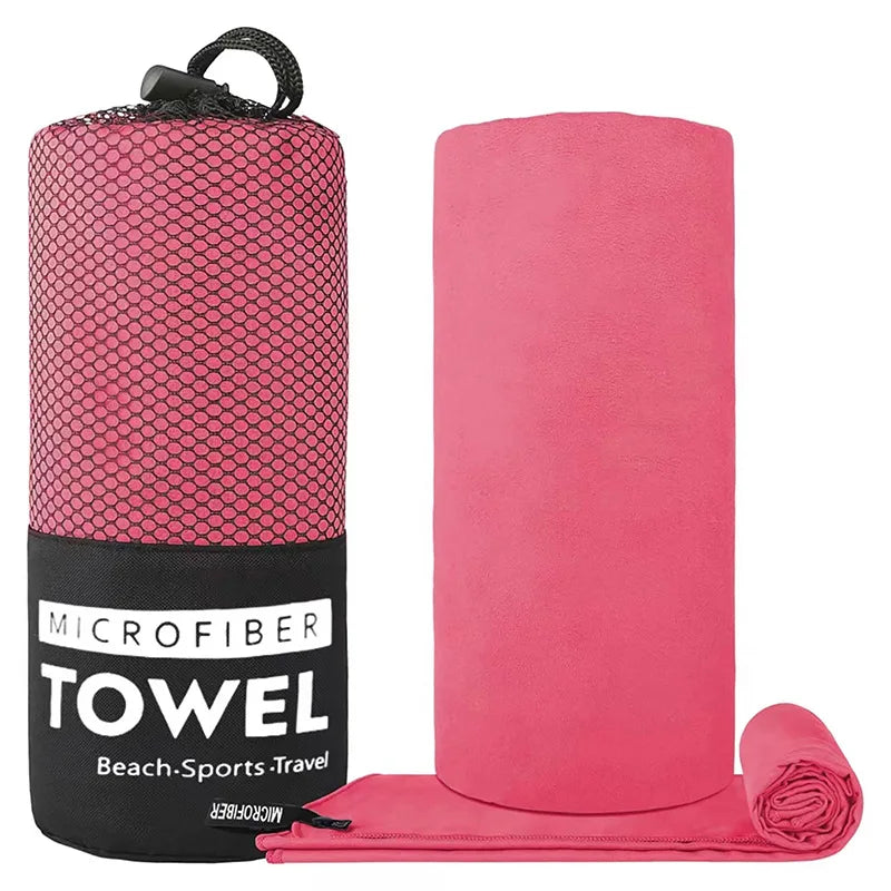 Microfiber Towel with Mesh Bag – Perfect for Travel, Camping, Gym, Yoga, Hiking & Backpacking. Quick Dry – Super Absorbent – Ultra Lightweight – Compact & Portable. Suitable for Beach, Swimming, Sports & Outdoor Adventures - Part 2