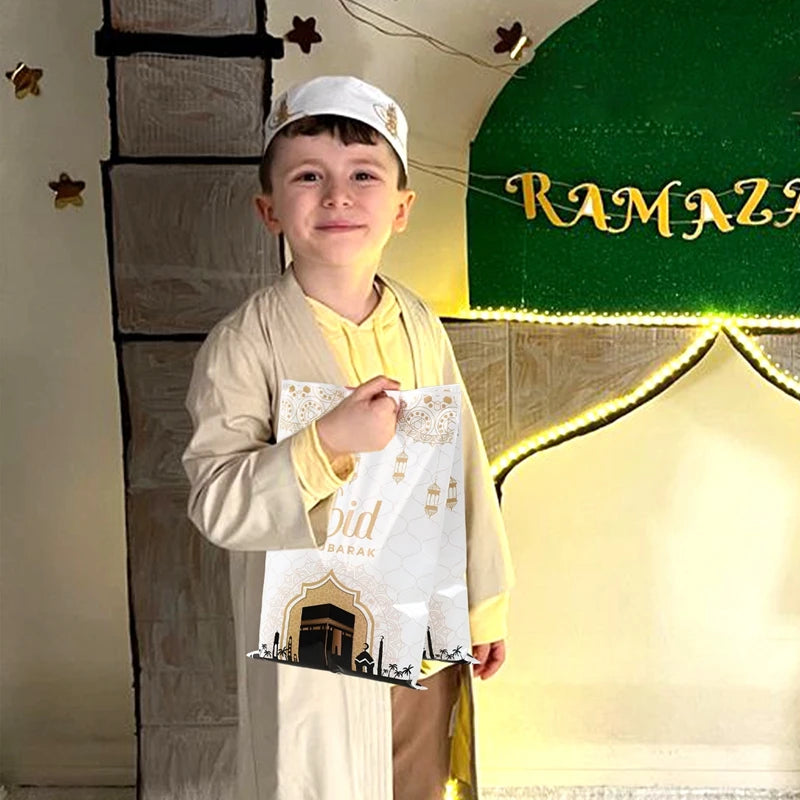 2025 Eid Mubarak Candy Bags - Ramadan Gift Bags for Cookies and Party Decorations