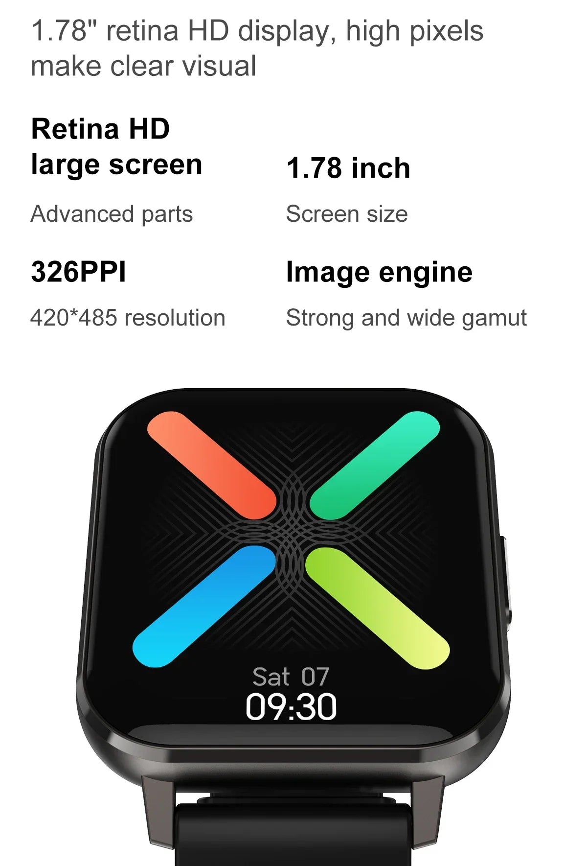 2024 Zordai DTX Smart Watch - Body Sleep Monitor, Heart Rate Tracker, IP67 Waterproof