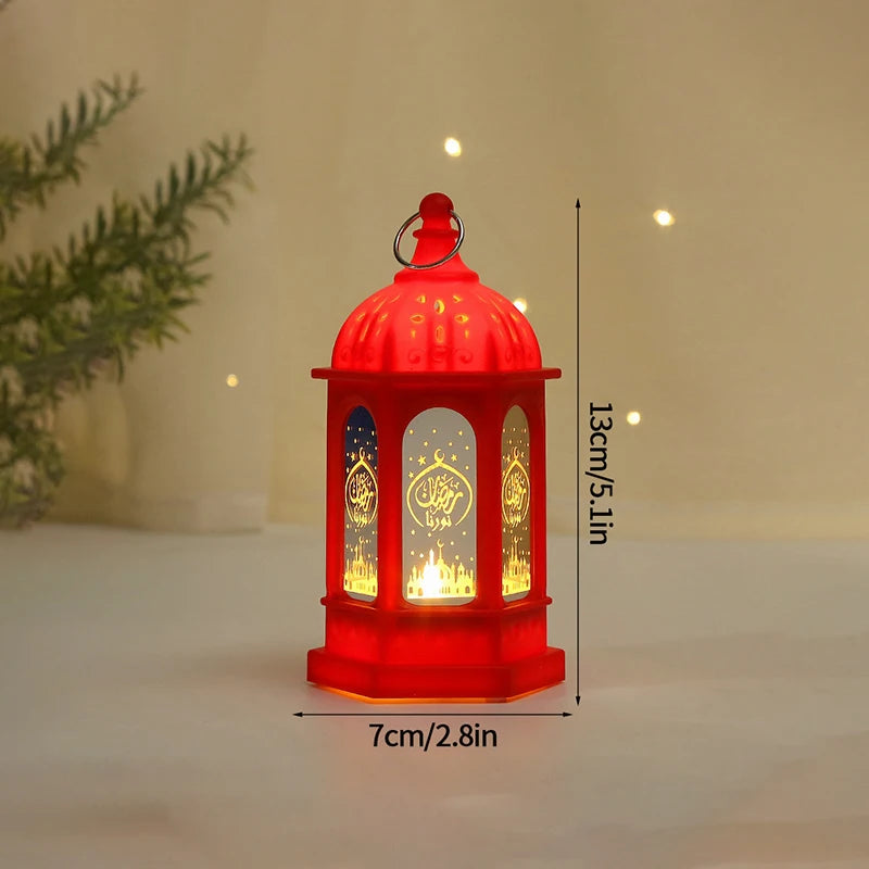 Eid Ramadan Candle Lamp – Hanging Pendant Lantern for 2025 Ramadan Decor & Party Supplies
