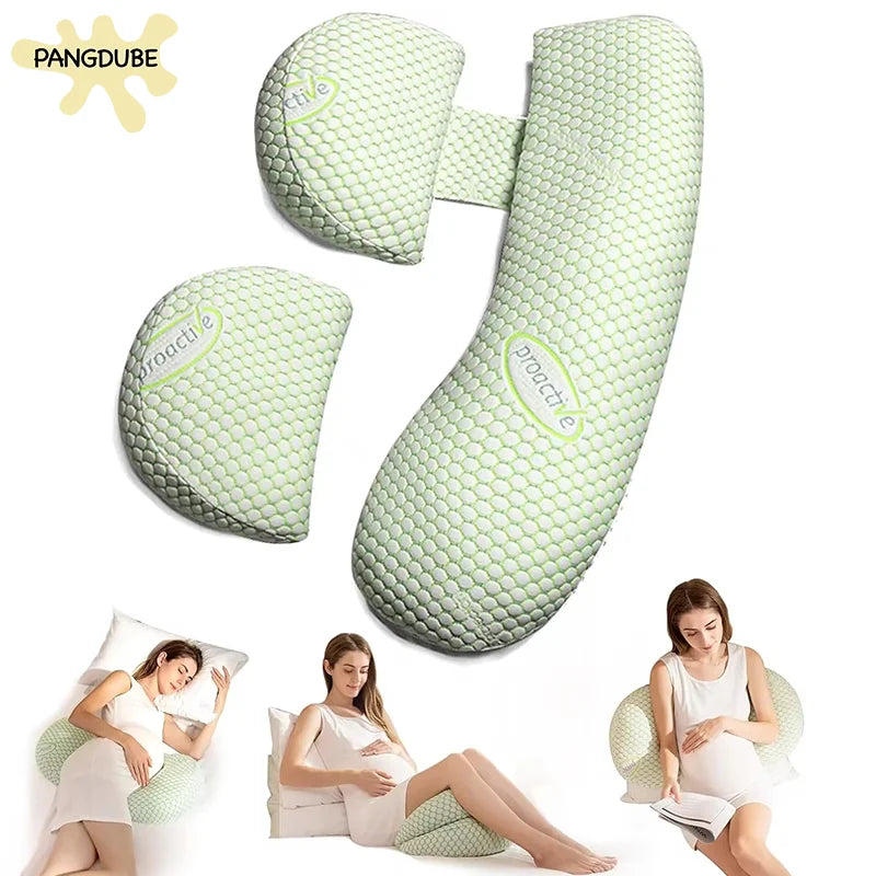 PANGDUBE Multifunctional Pregnancy & Maternity Pillow – Sleeping, Breastfeeding, Full-Body Support