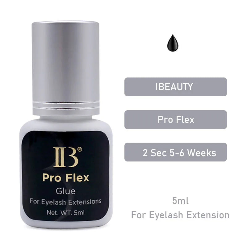 IB Beauty Glue – 0.5s Fast Dry Eyelash Extension Adhesive, 5ml Strong Hold
