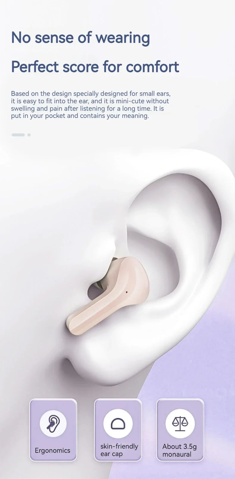 True Wireless Bluetooth Sports Earbuds - TWS In-Ear Stereo Bass Headset