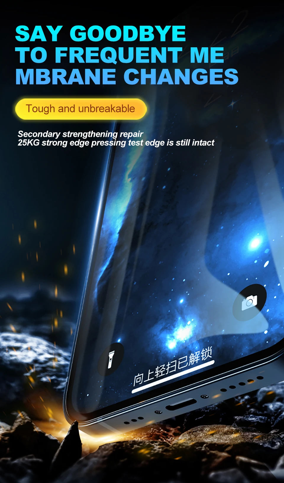 2 Pcs Ceramic Screen Protector for iPhone 16/15/14/13/12 Pro Max - Flexible & High-Clear