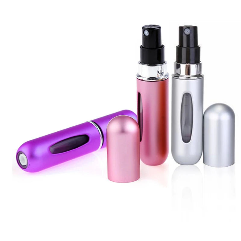 5ml Refillable Travel Perfume Spray Bottle – Bottom Charge, Portable & Eco-Friendly