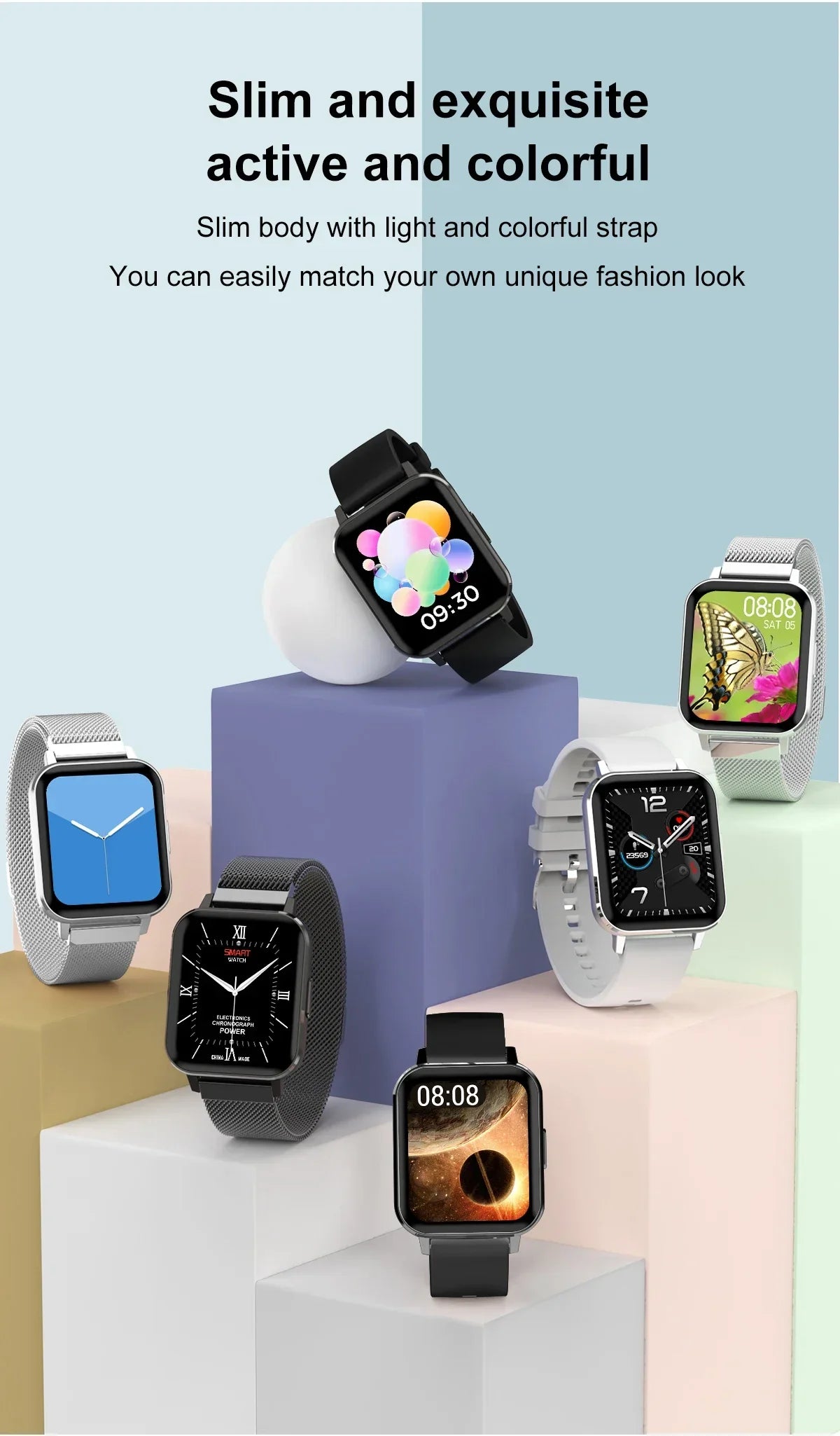 2024 Zordai DTX Smart Watch - Body Sleep Monitor, Heart Rate Tracker, IP67 Waterproof