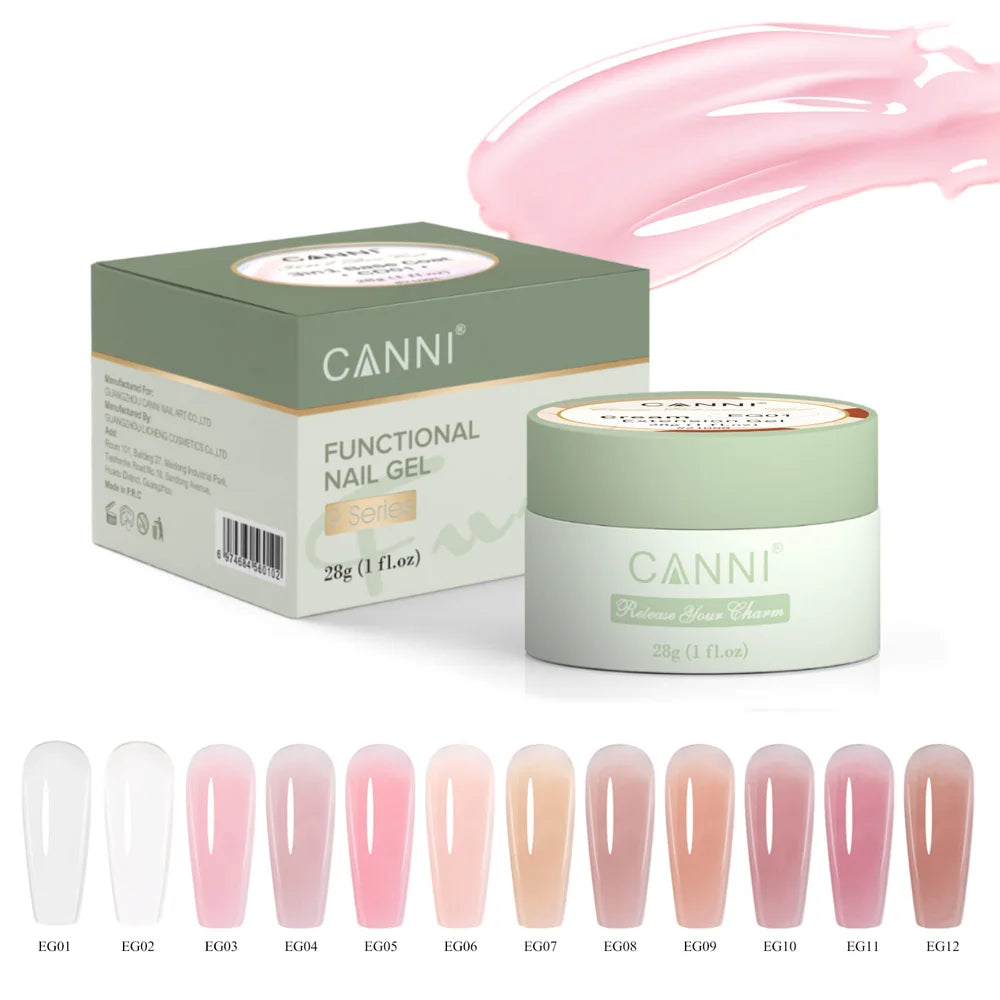Venalisa CANNI Jelly Builder Gel – 50ml Self-Leveling UV LED Nail Extension Gel