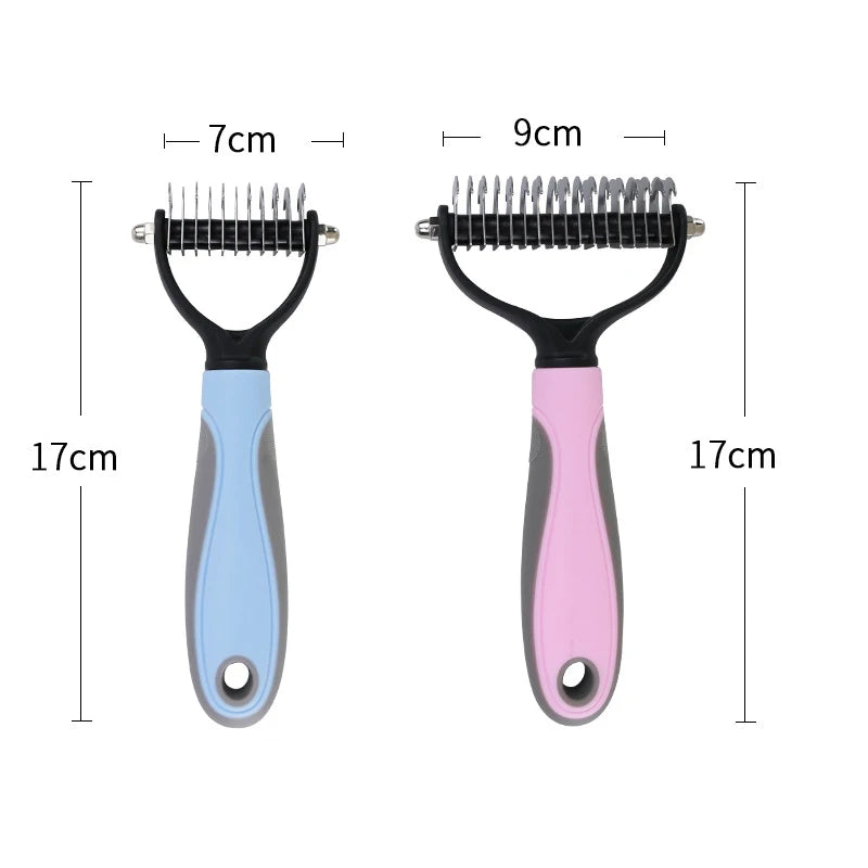 Animal Hair Brush Dog Grooming Brush Pet Hair Remover for Matted Long and Short Curly Haired Cats Pet Supplies Dog Accessories