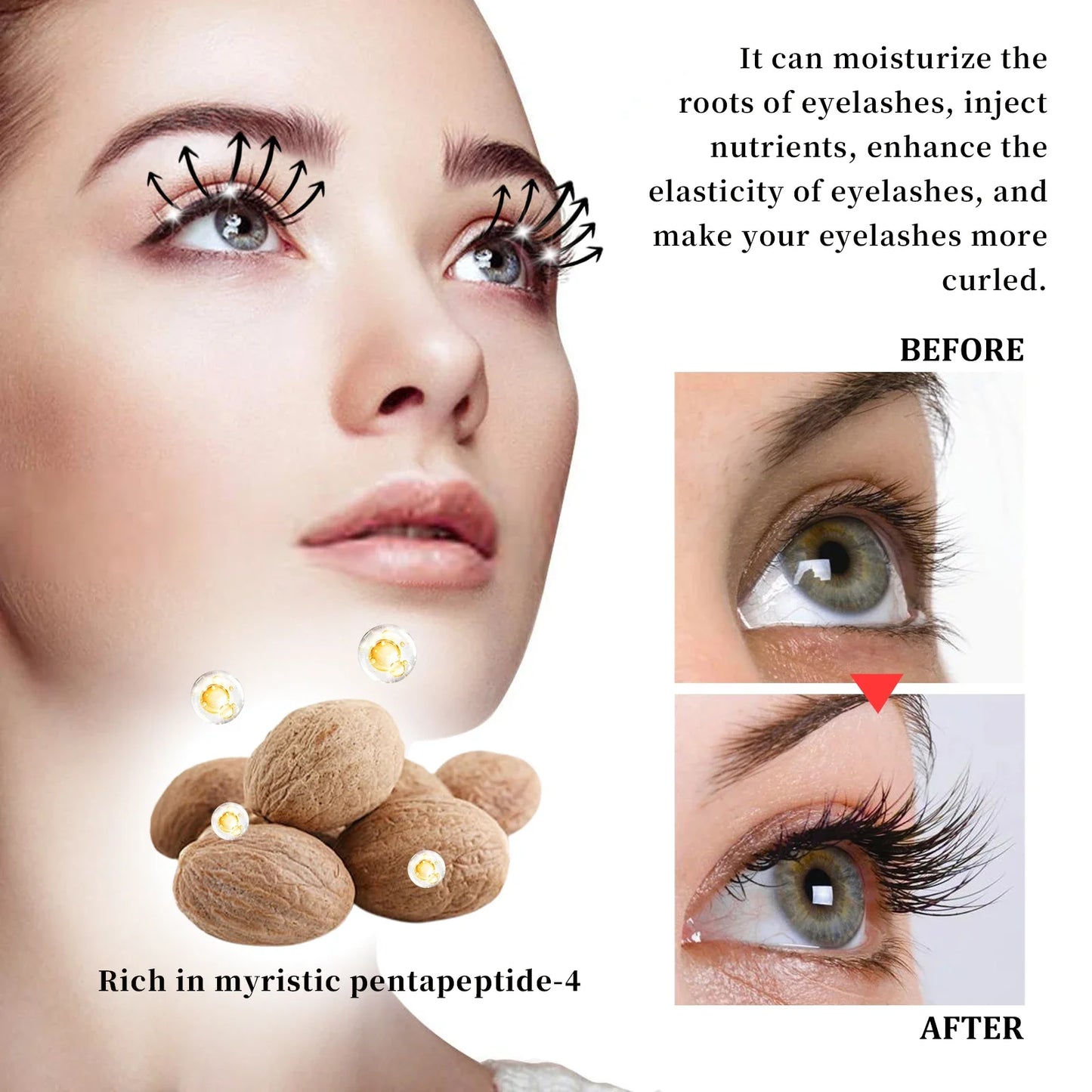 Eyelash Growth Serum Set – Natural Lash Thickening & Repair (3pcs)