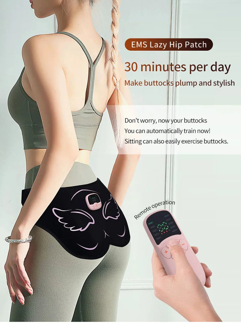 Electric Ems Butt Muscle Stimulator – Usb Rechargeable Hips Trainer For Buttock Lifting, Fat Burning & Body Toning