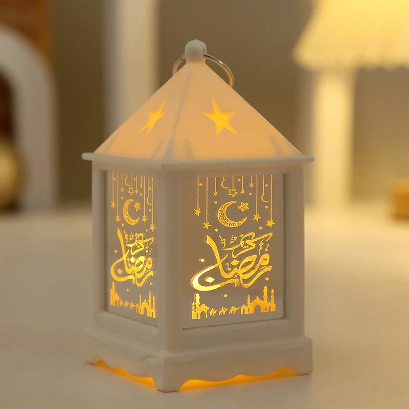 Eid Ramadan Candle Lamp – Hanging Pendant Lantern for 2025 Ramadan Decor & Party Supplies